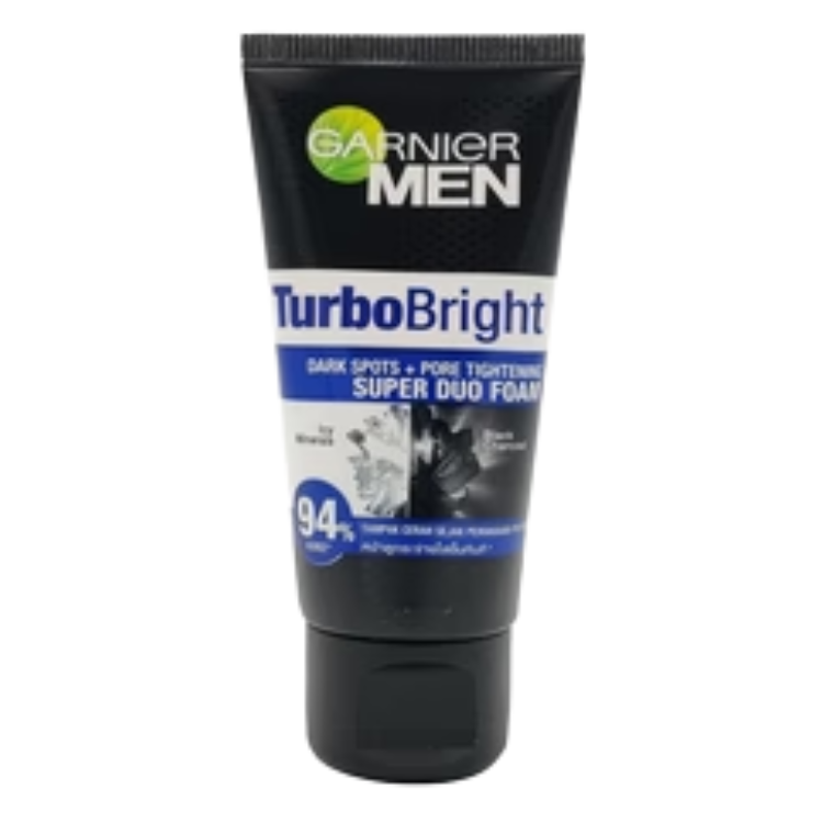 Garnier Men Turbo Bright Super Duo Foam 50 ml - For Brighter Skin