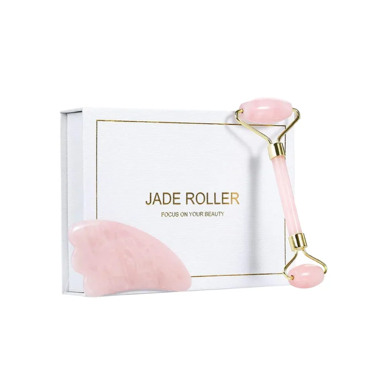 Ice Face Roller And Jade Roller Bundle