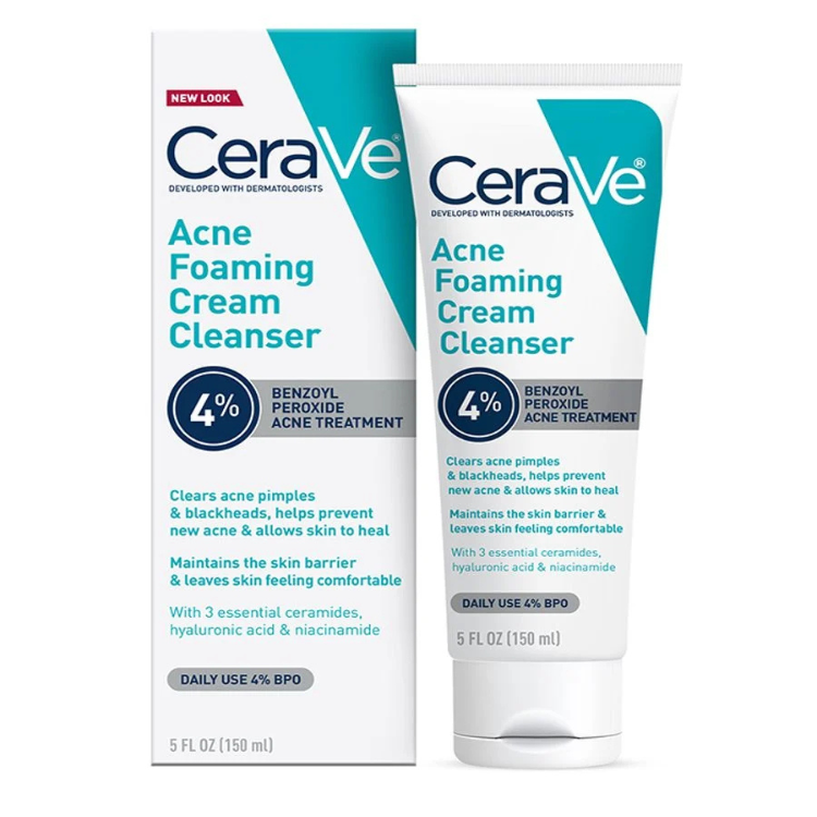 CeraVe Acne Foaming Cream Cleanser – 150ml