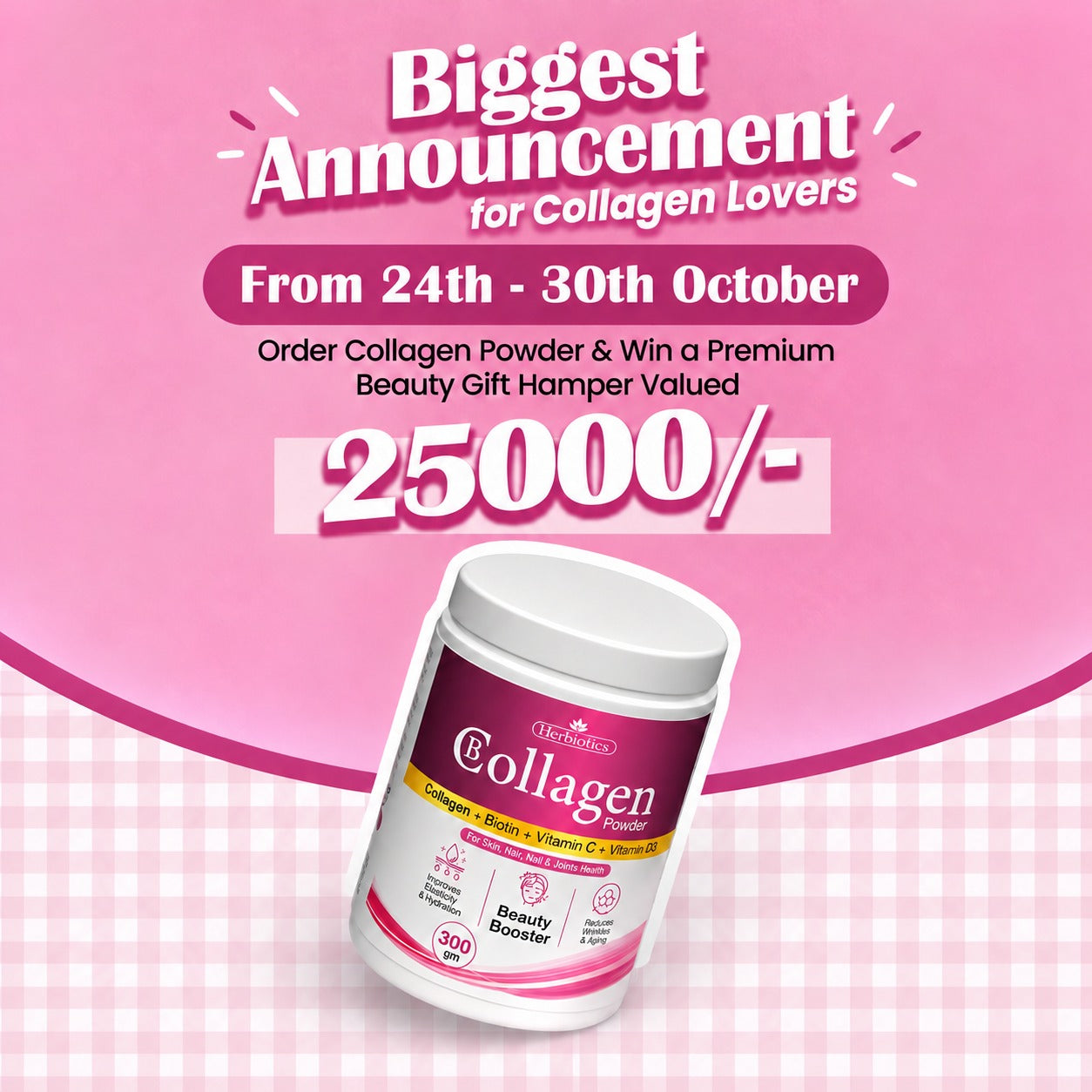 Herbiotics B Collagen Powder