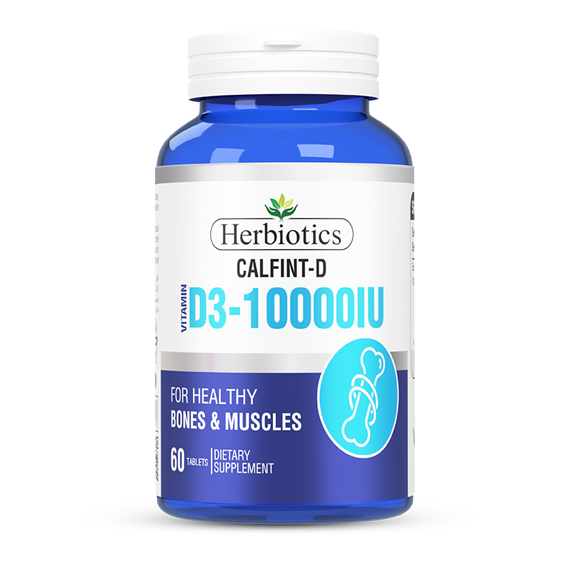 Herbiotics Calfint-D (Vitamin D3 10,000 IU Supplement)