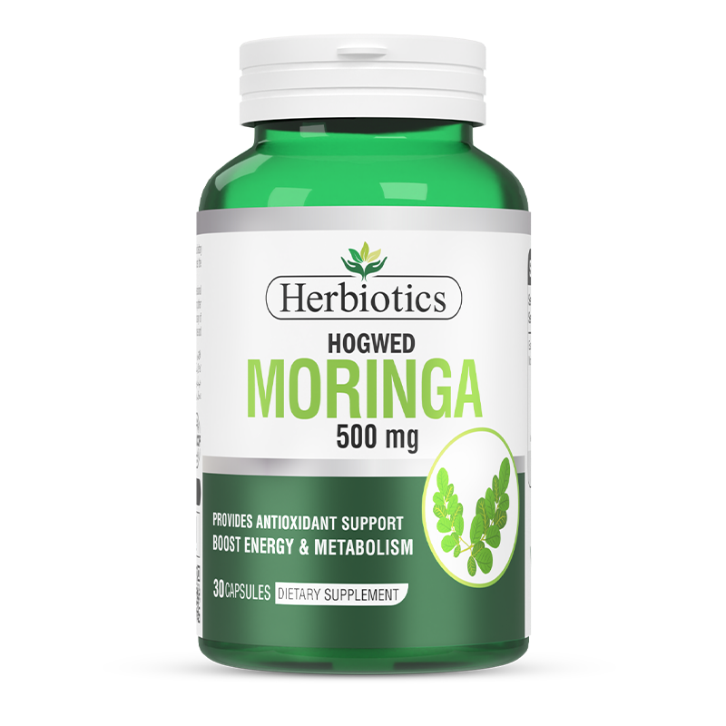 Herbiotics Hogwed (Moringa 500 mg Capsules)