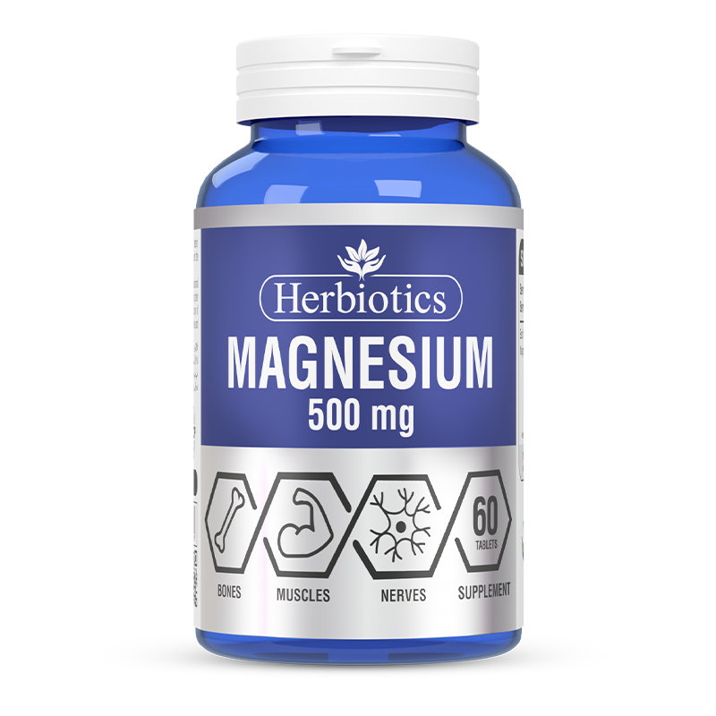 Herbiotics Magnesium 500MG Supplements