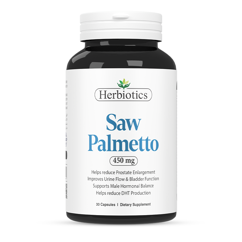 Herbiotics Saw Palmetto - For Men's Prostate Health