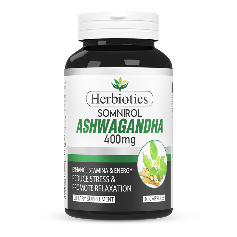 Herbiotics Somnirol (Ashwagandha 400mg Capsules)