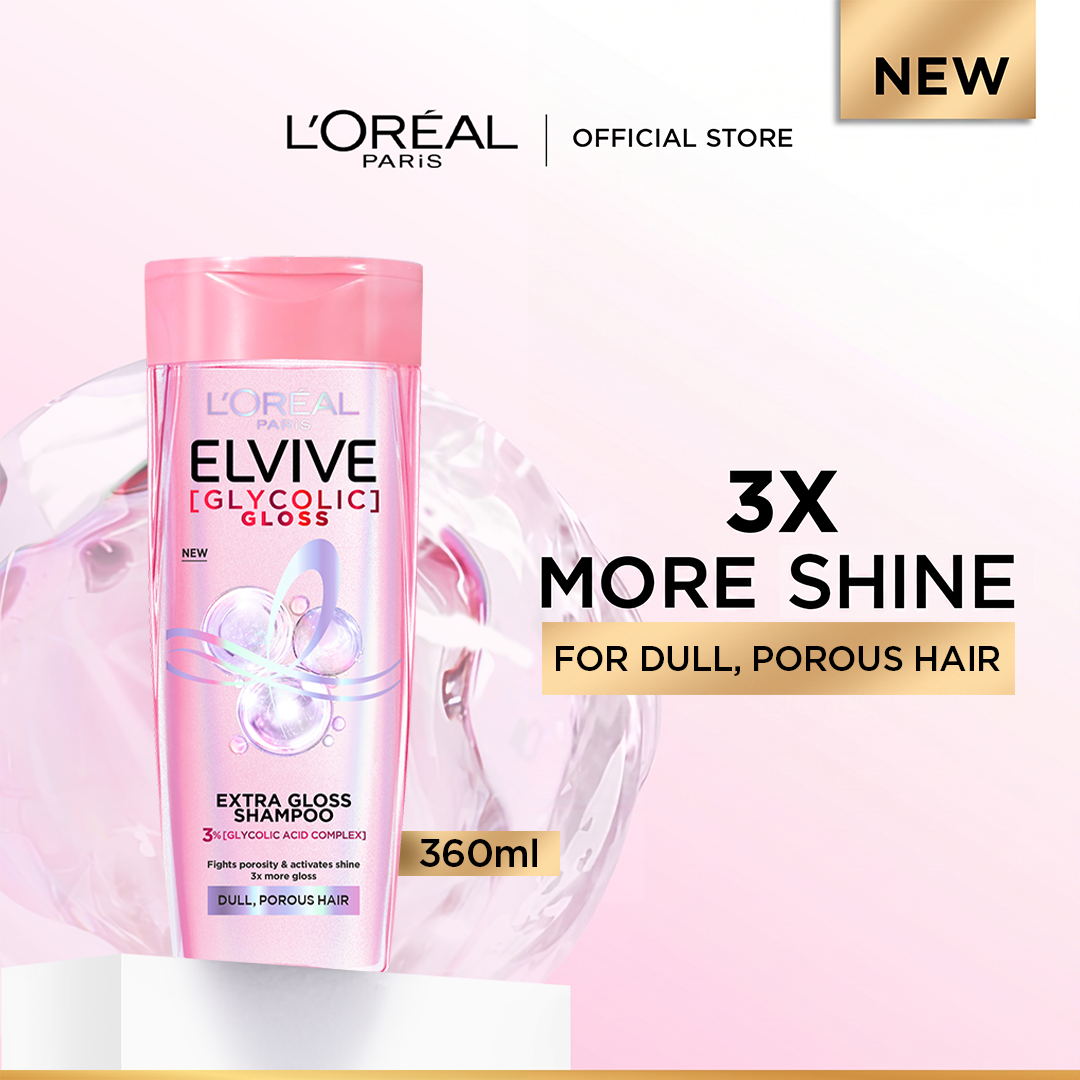 L'Oréal Paris Elvive Glycolic Gloss Shampoo (360ml)