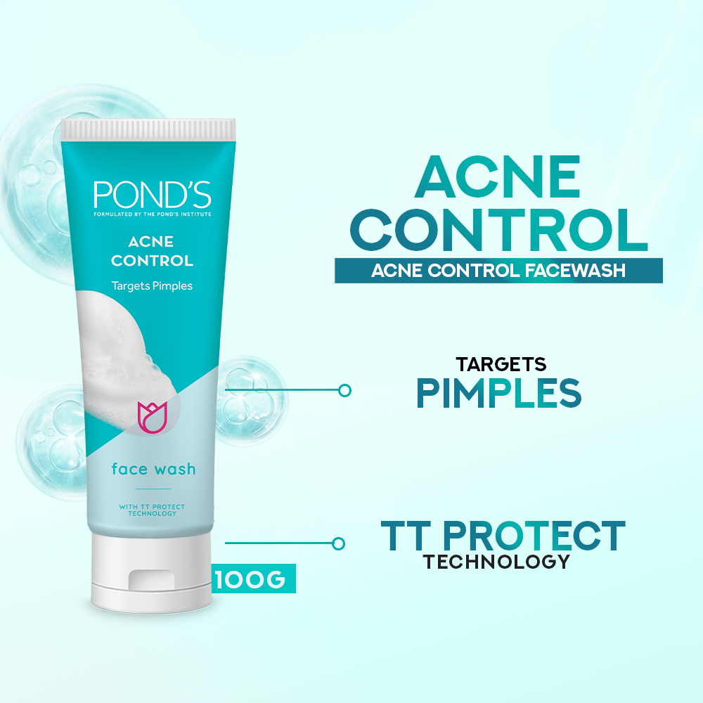 Pond's Acne Clear Anti-Acne Facial Foam (100g)