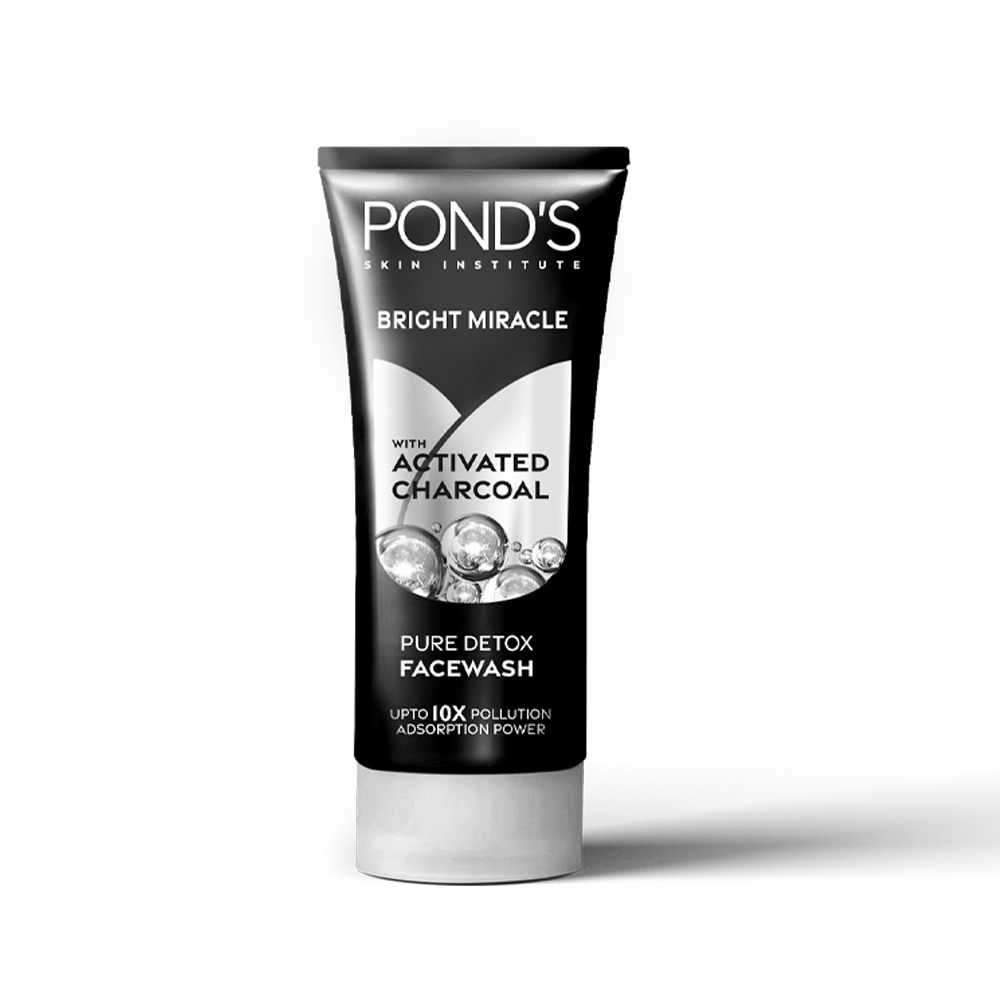 Pond's Pure Detox Activated Charcoal Face Wash (100g)