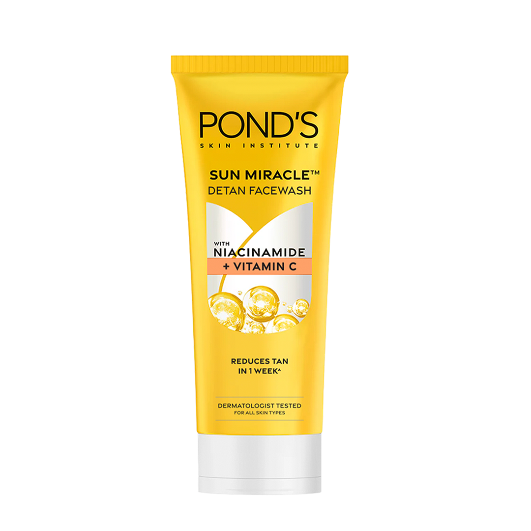 Pond's Sun Miracle Detan Niacinamide Face Wash (100g)
