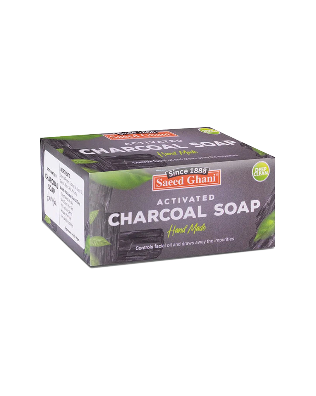 Saeed Ghani Charcoal Deep Cleansing Handmade Soap