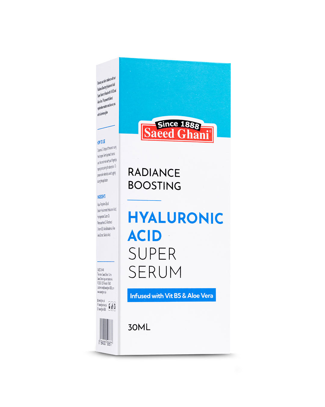 Saeed Ghani Hyaluronic Acid Radiance Boosting Super Serum