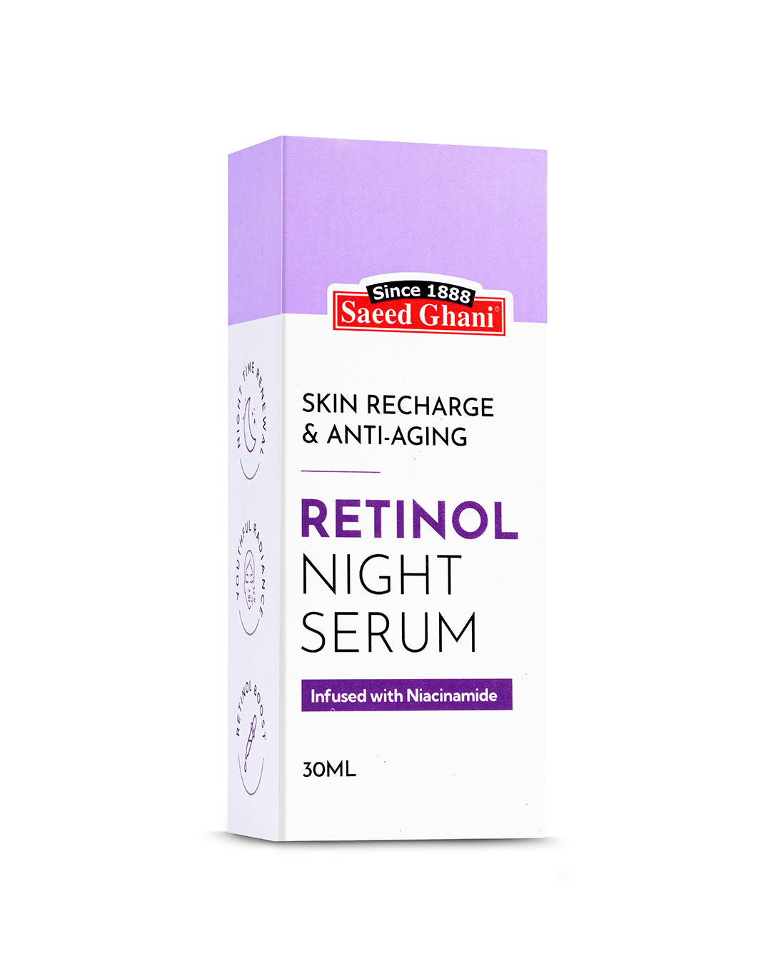 Saeed Ghani Retinol Skin Recharge & Anti-Aging Night Serum