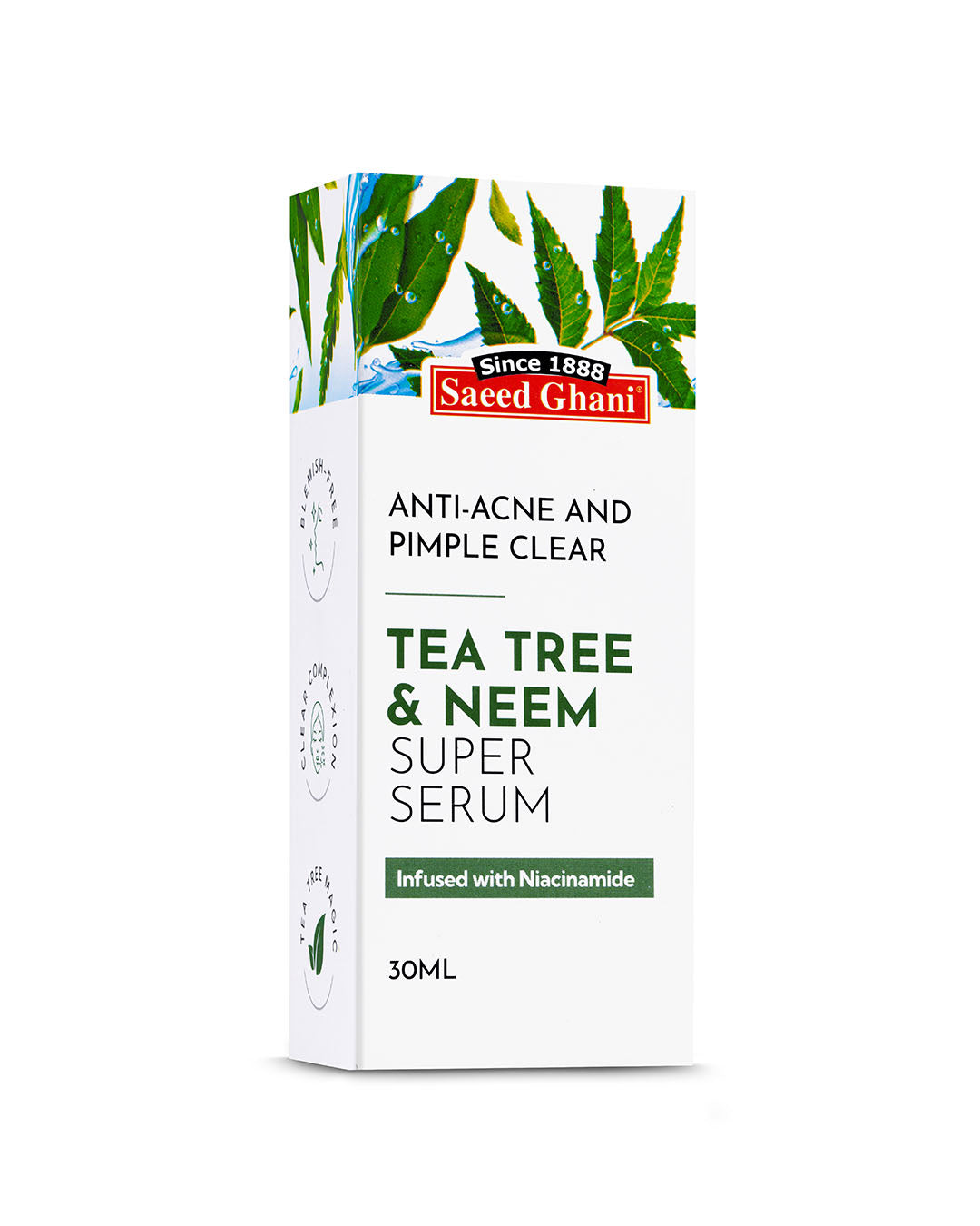 Saeed Ghani Tea Tree & Neem Anti-Acne and Pimple Clear Super Serum