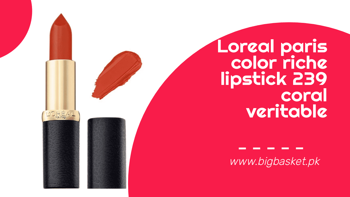 loreal paris color riche lipstick 239 coral veritable