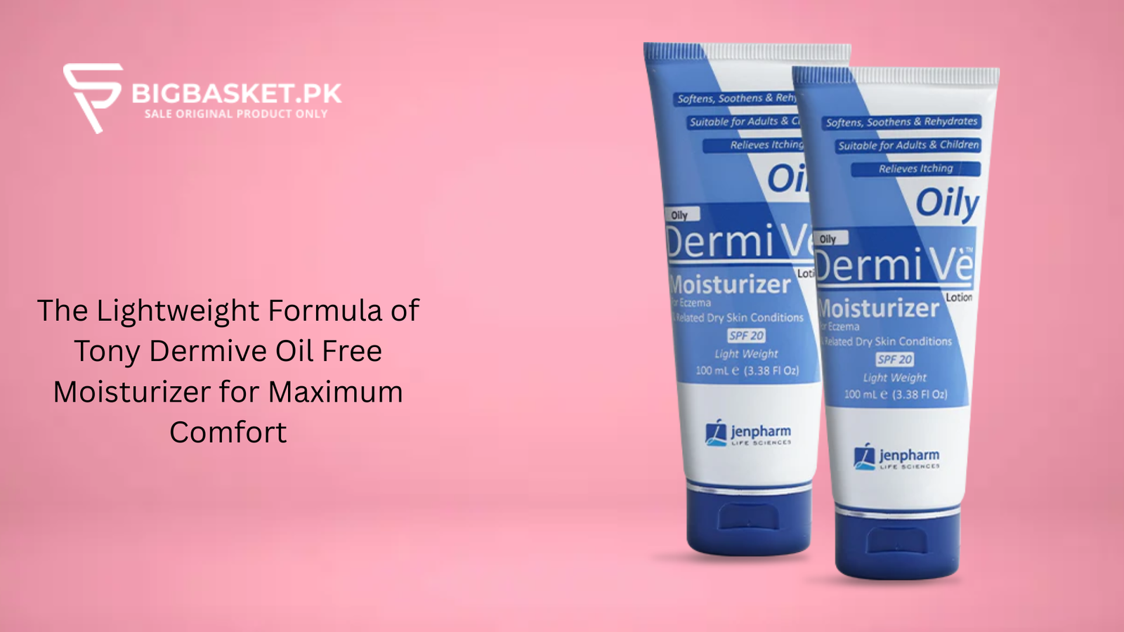 The Lightweight Formula of Tony Dermive Oil Free Moisturizer for Maximum Comfort