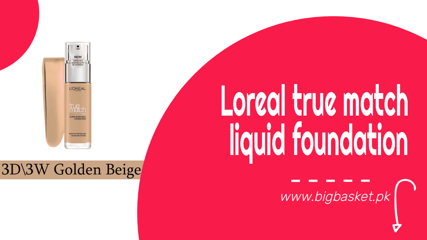 The Most Versatile Foundation: Loreal True Match Liquid Foundation 3W Golden Beige