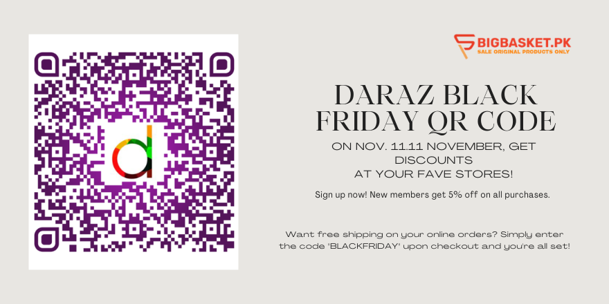 Daraz Black Friday QR Code