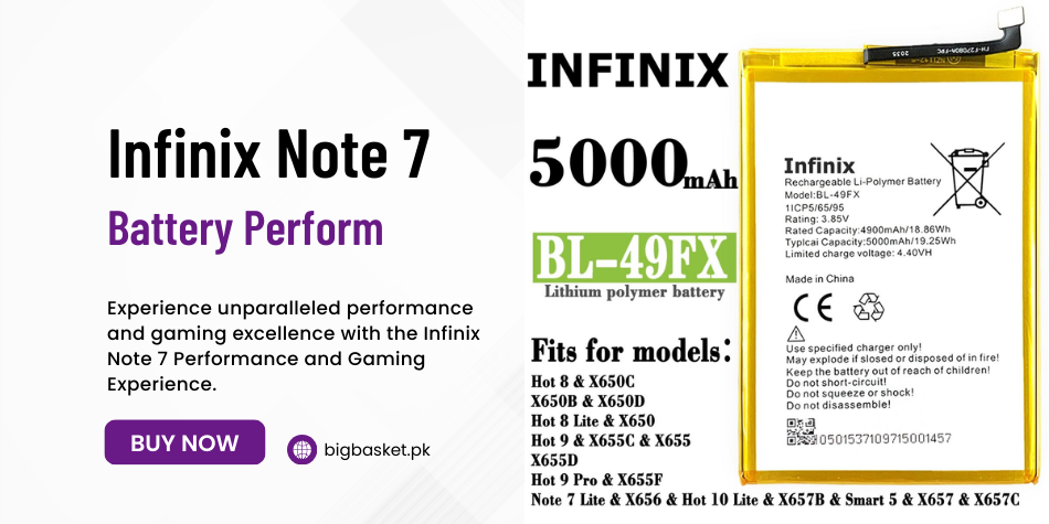 Infinix Note 7 Battery Life And Charging Speed