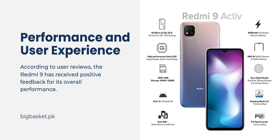 Redmi 9 Specifications and Features