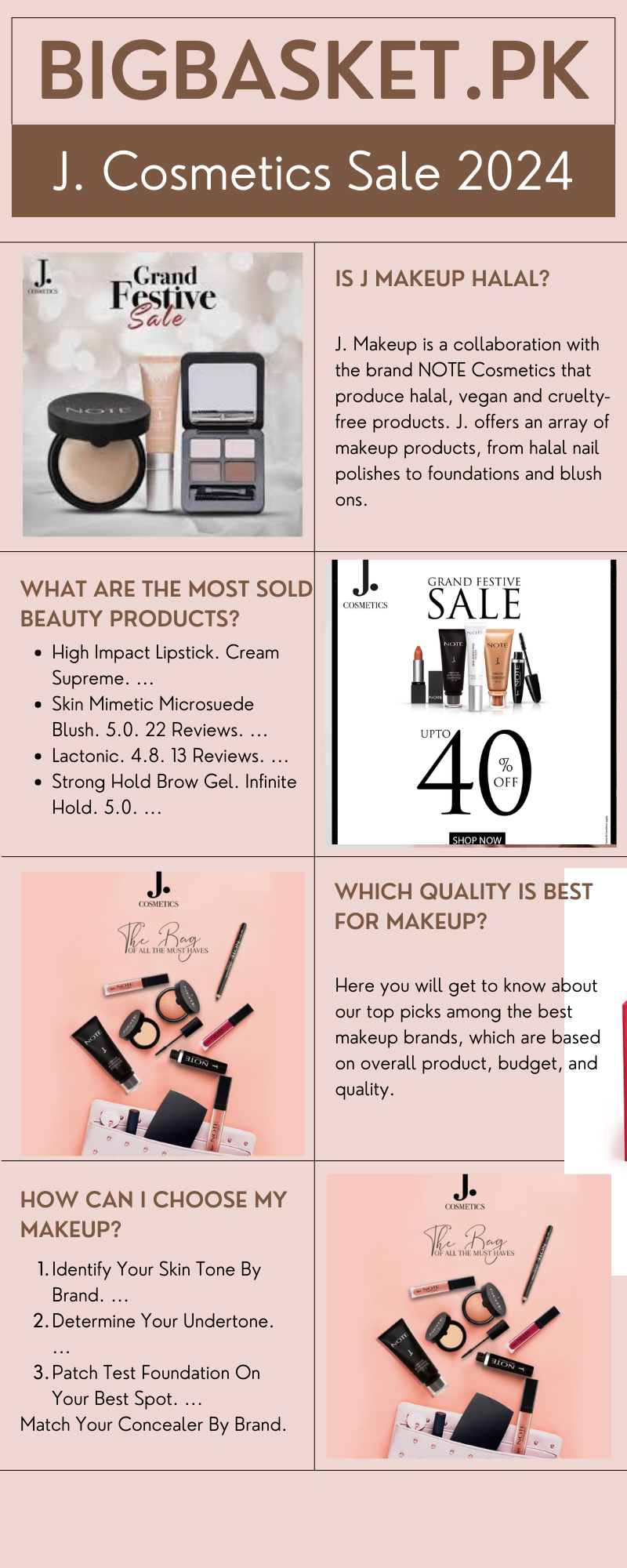 J. Cosmetics Sale 2024: Limited Time Offers Top Beauty Essentials